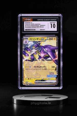 2025 Pokemon Japanese SV Illustration Contest Toxtricity ex #243 CGC 10 GEM MINT