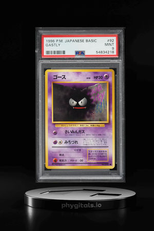 1996 Pokemon Japanese Base Set Gastly #92 PSA 9 MINT