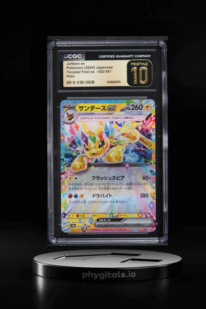 2024 Pokemon Japanese Scarlet & Violet Terastal Fest ex Holo Jolteon ex #52 CGC 10 PRISTINE