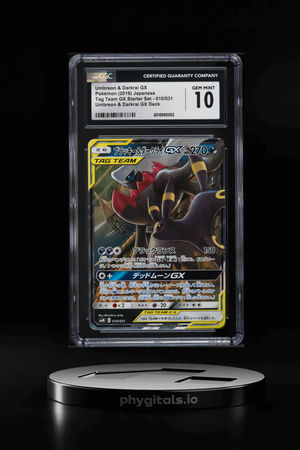 2019 Pokemon Japanese SM Tag Team GX Deck Umbreon & Darkrai GX #010 CGC 10 GEM