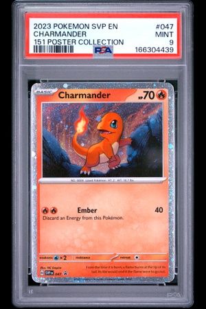 2023 #047 CHARMANDER PSA 9 Svp E