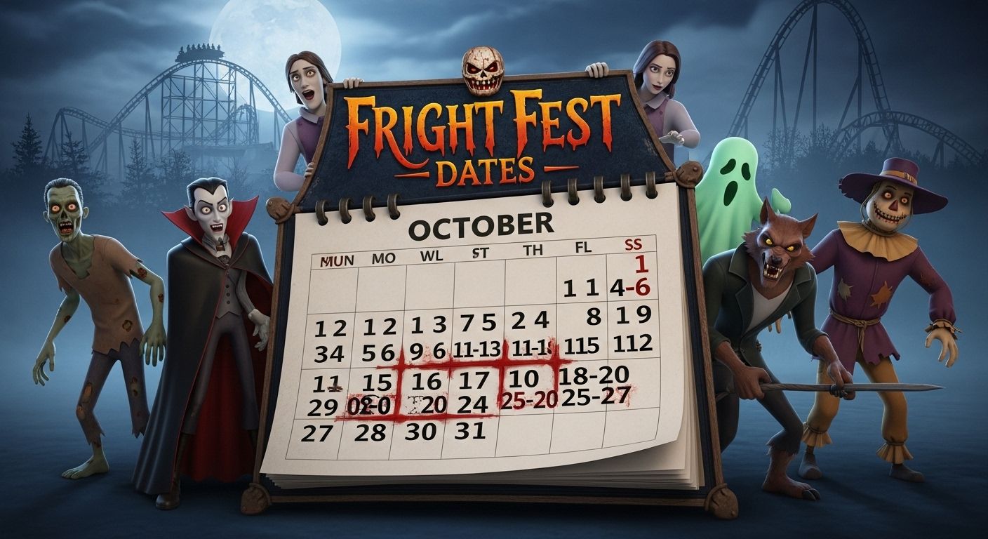 6 Flags Fright Fest Dates: Halloween Scares