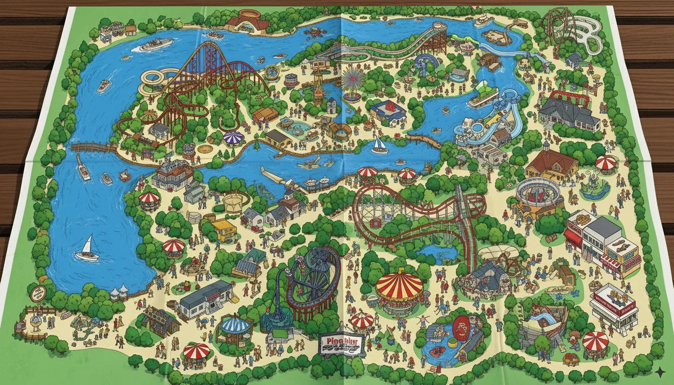 Lake Compounce map