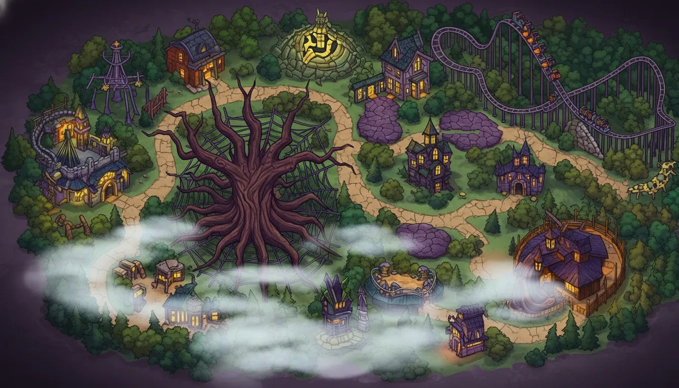 Lake compounce fright fest map