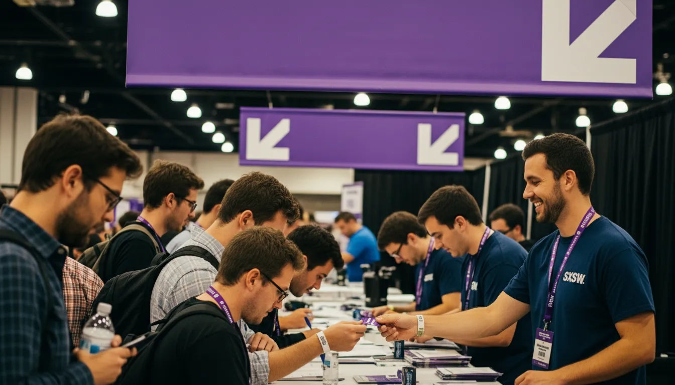 SXSW Volunteer sign in