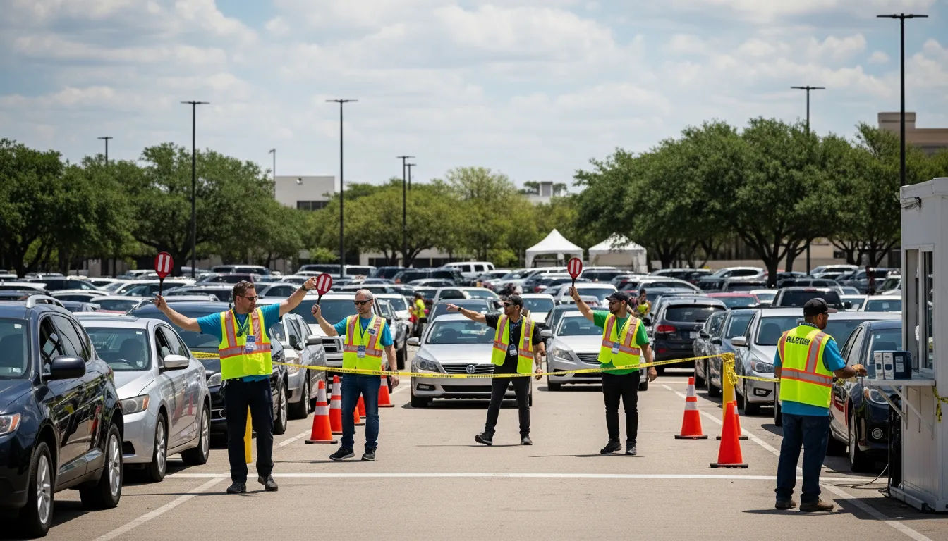 SXSW volunteer parking