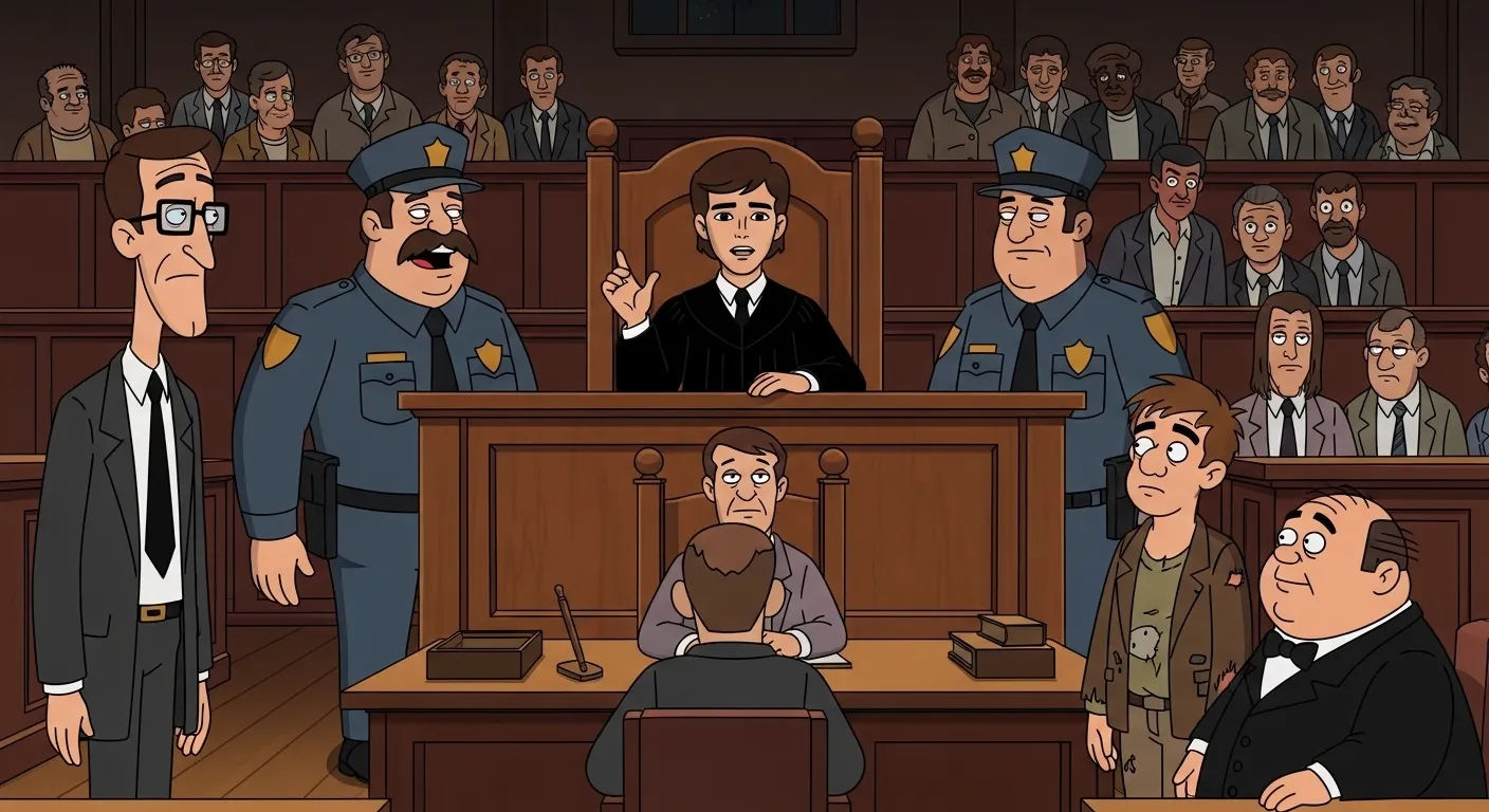 TV Sitcom Night Court: Courtroom Chaos