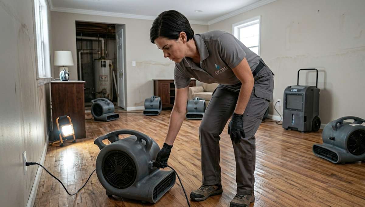 Industrial Air Mover Drying in Woodbridge, VA