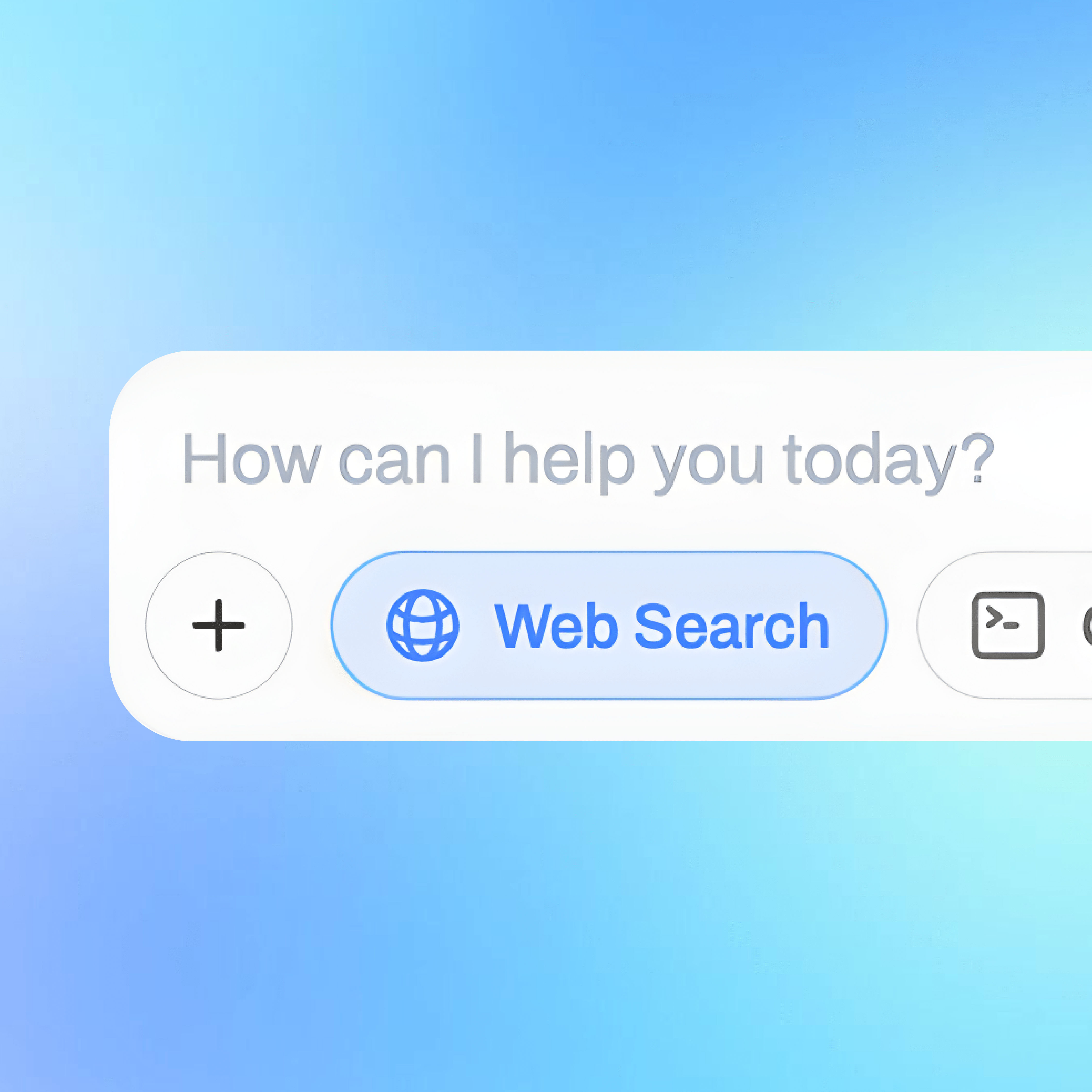 Web search functionality