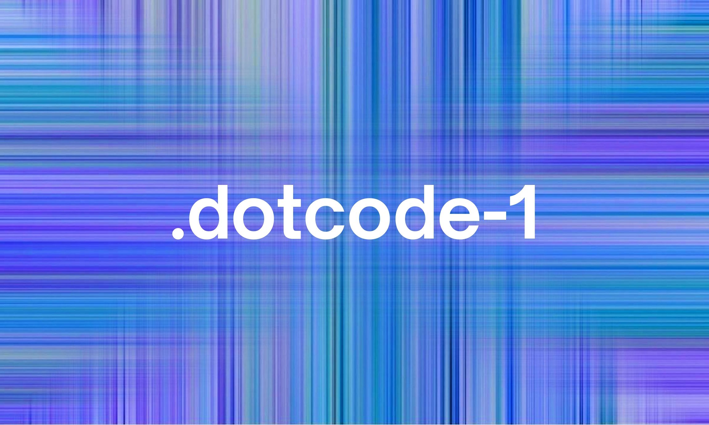 .dotcode-1 model visualization