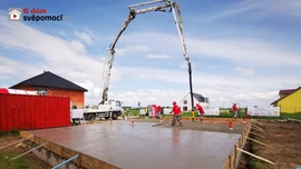 5. stavební týden – Zavážení, šalování a betonování desky