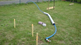 Vytýčení stavby a napojení vodovodní a elektrické přípojky