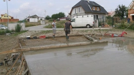 Příprava a betonování desky
