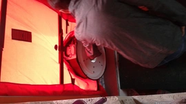 Blower door test