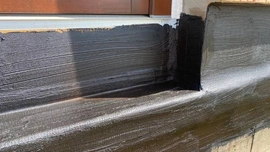 Hydroizolace v místě vstupních dveří