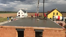 Sestavení a betonování stropu Porotherm