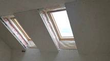 Opláštění střešního okna sádrokartonem