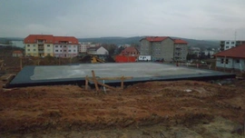 Rozvody odpadů a dokončení základové desky