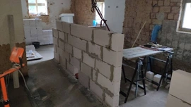 Příčky z pórobetonu Porfix