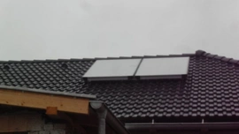 Plynová přípojka + montáž solárních panelů