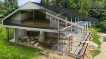 Superhaus, náš příběh díl 00 /jak to začalo/, Dům lze stavět sto způsoby a my si vybrali ten „stoprvní“ /železo, beton a sklo/