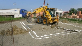 Zaměření domu, zemní práce