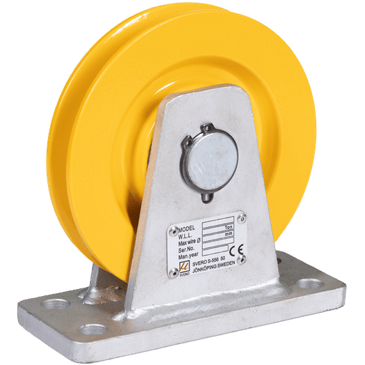 Sheave Bracket 1000 kg, with ball-bearing,  Ø 125 mm