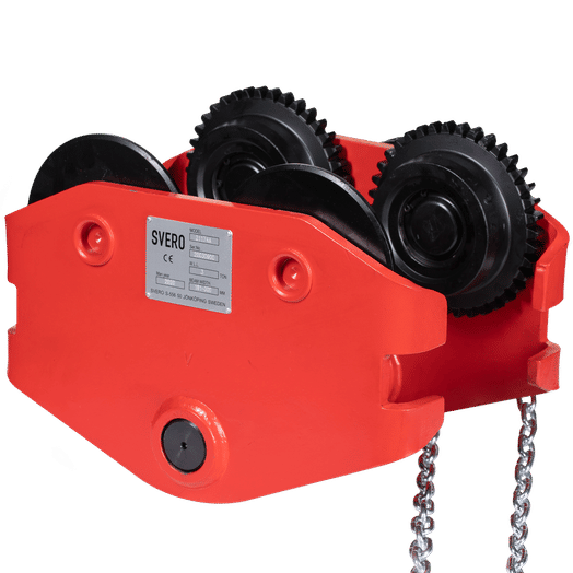 Blockvagn 500 kg kättingdriven 3 m, 161-280 mm