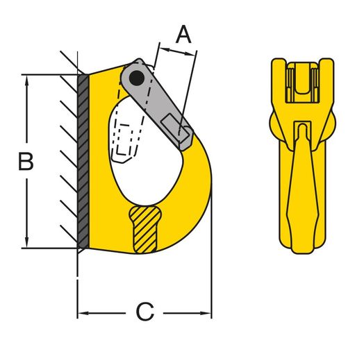 Grävmaskinskrok, 2000 kg