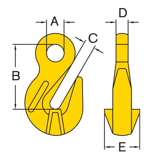 Gripkrok, 1120 kg, 6 mm