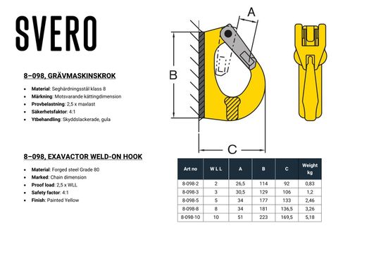 Grävmaskinskrok, 2000 kg-image-2