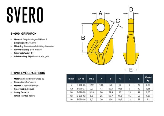 Gripkrok, 2000 kg, 7/8 mm-image-2