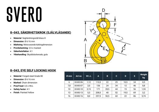 Säkerhetskrok-Öga, 3150 kg, 10 mm-image-2