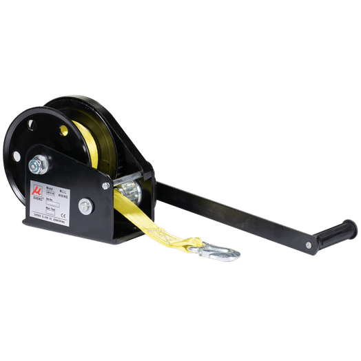 Hand Winch with Webbing 810 kg, 6 m