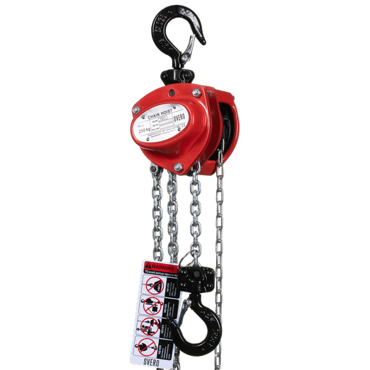 Lyftblock 250 kg, lyfthöjd 3 m