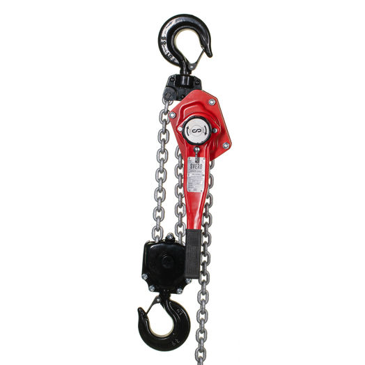 Spaklyftblock 6000 kg, lyfthöjd 1,5 m