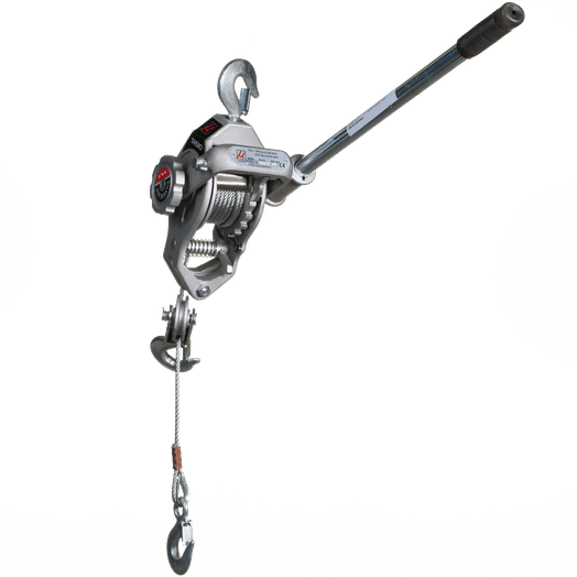 Spaklyftblock 500/1000 kg - med vajer