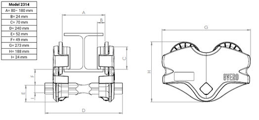 Blockvagn aluminium 1000 kg-image-4
