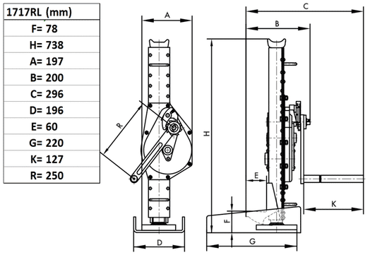 Rallardomkraft Mekanisk 3000 kg-image-2