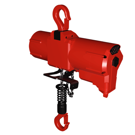 Lufttelfer 1-part, 500 kg snörstyrd