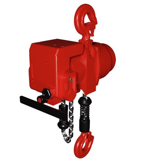 Air chain hoist 1-leg, 1000 kg pendant-image-1