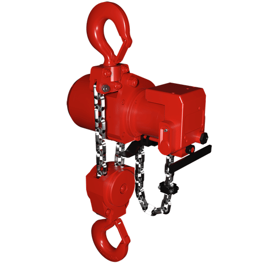 Air chain hoist 2-fall, 6000 kg pendant-image-1