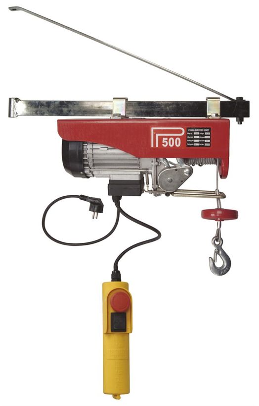 Electrical winch, 250/500kg, 1-phase-image-1