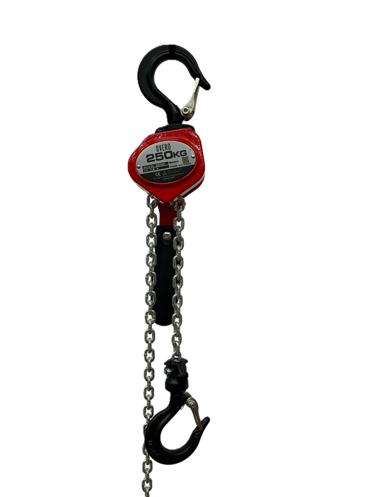 Lever Hoist Aluminium 250 kg, lift 1,5 m-image-1