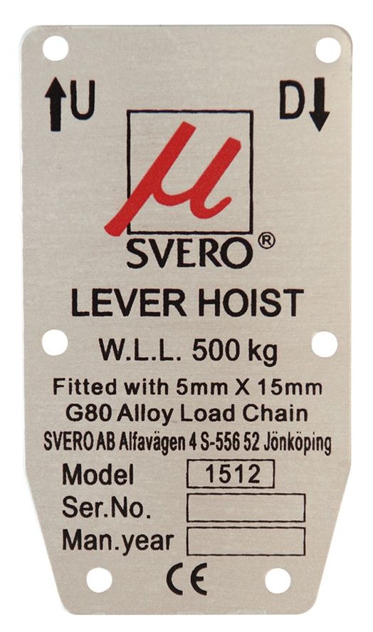 Maskinskylt, 15, 3000 kg-image-1