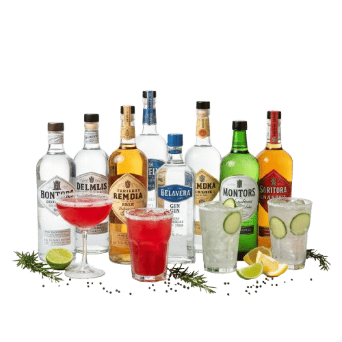 Տեկիլա, Ջին, Վերմուտ