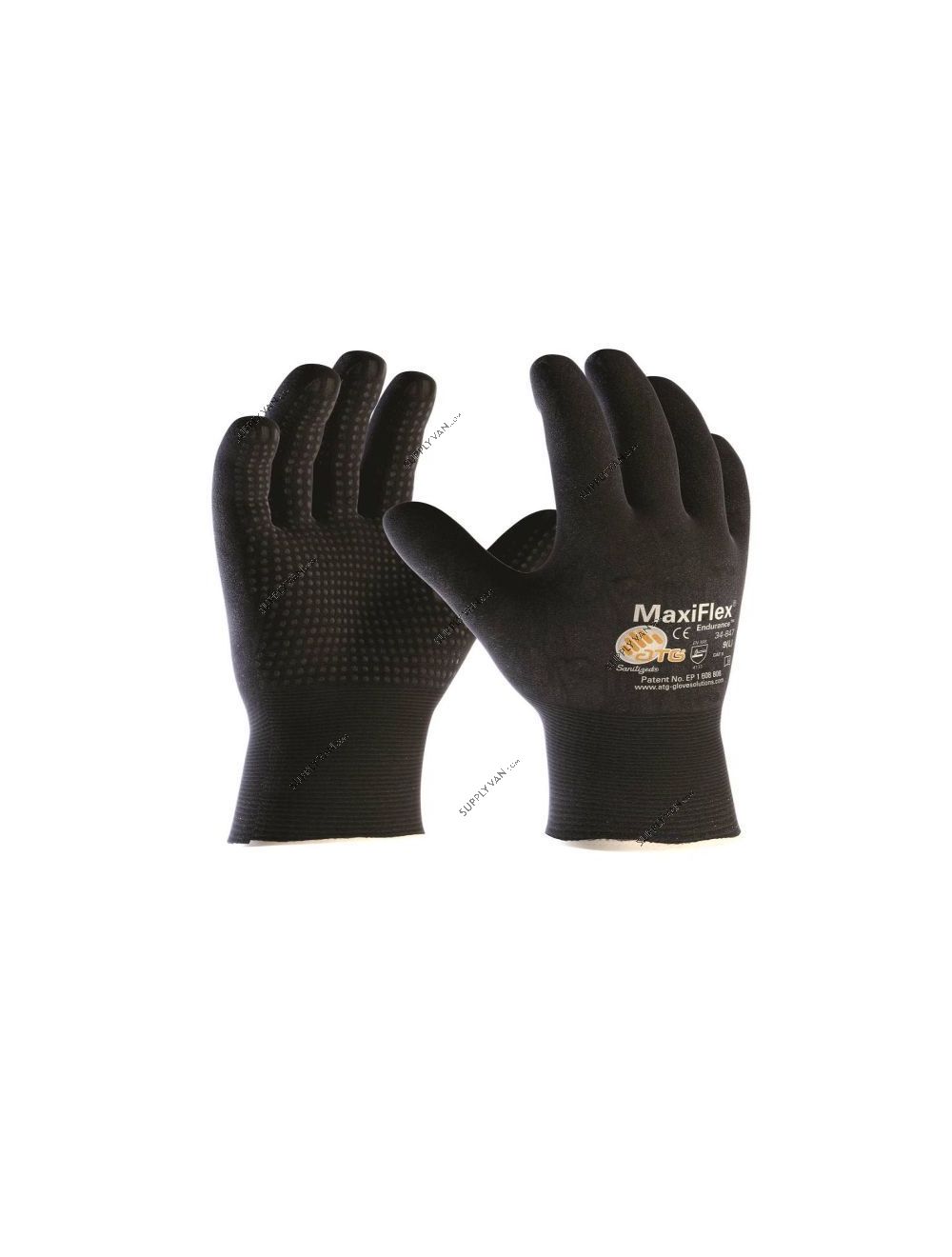 ATG Drivers Style Gloves, Endurance, Black : General Purpose Safety Gloves