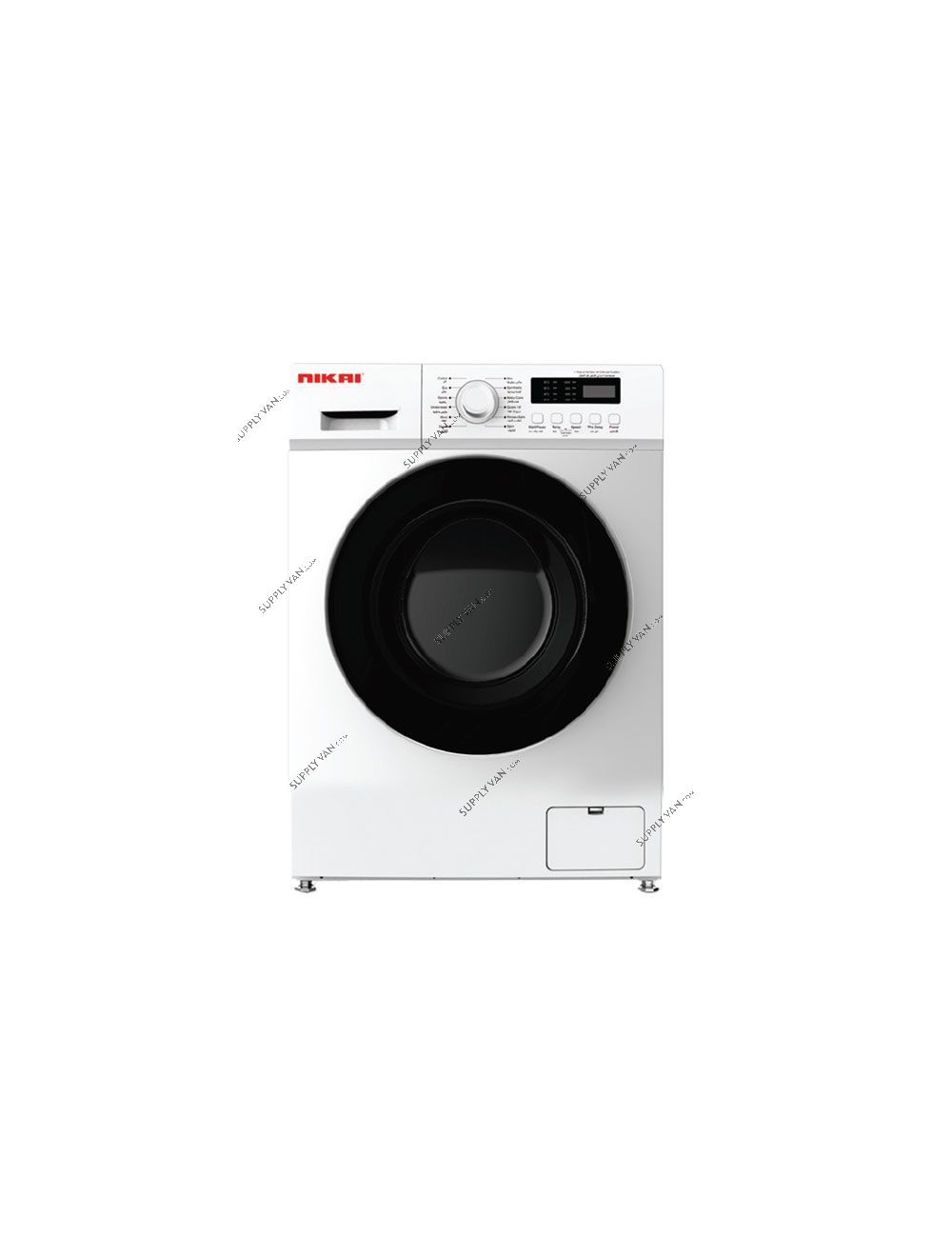 Nikai Front Loading Washing Machine Nwm600fn7 Fully Automatic 6 Kg White