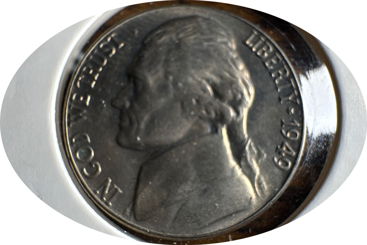 1949-P Jefferson Nickel Ungraded (front)