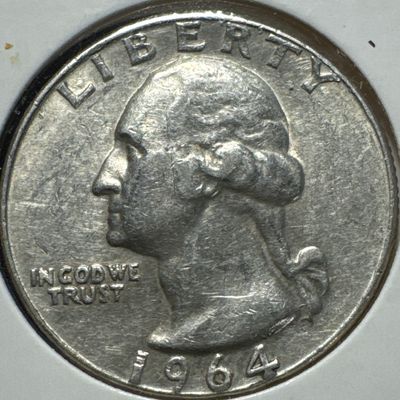1964 D Washington Quarter Ungraded